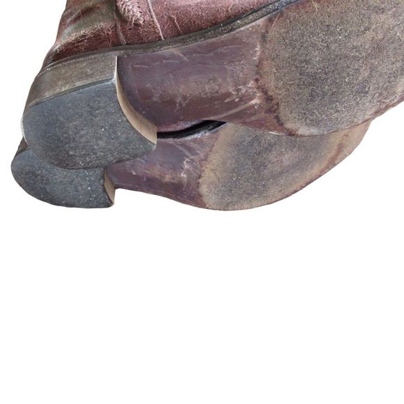 Faconnable Brown Distressed Boots - Picture 8 of 8